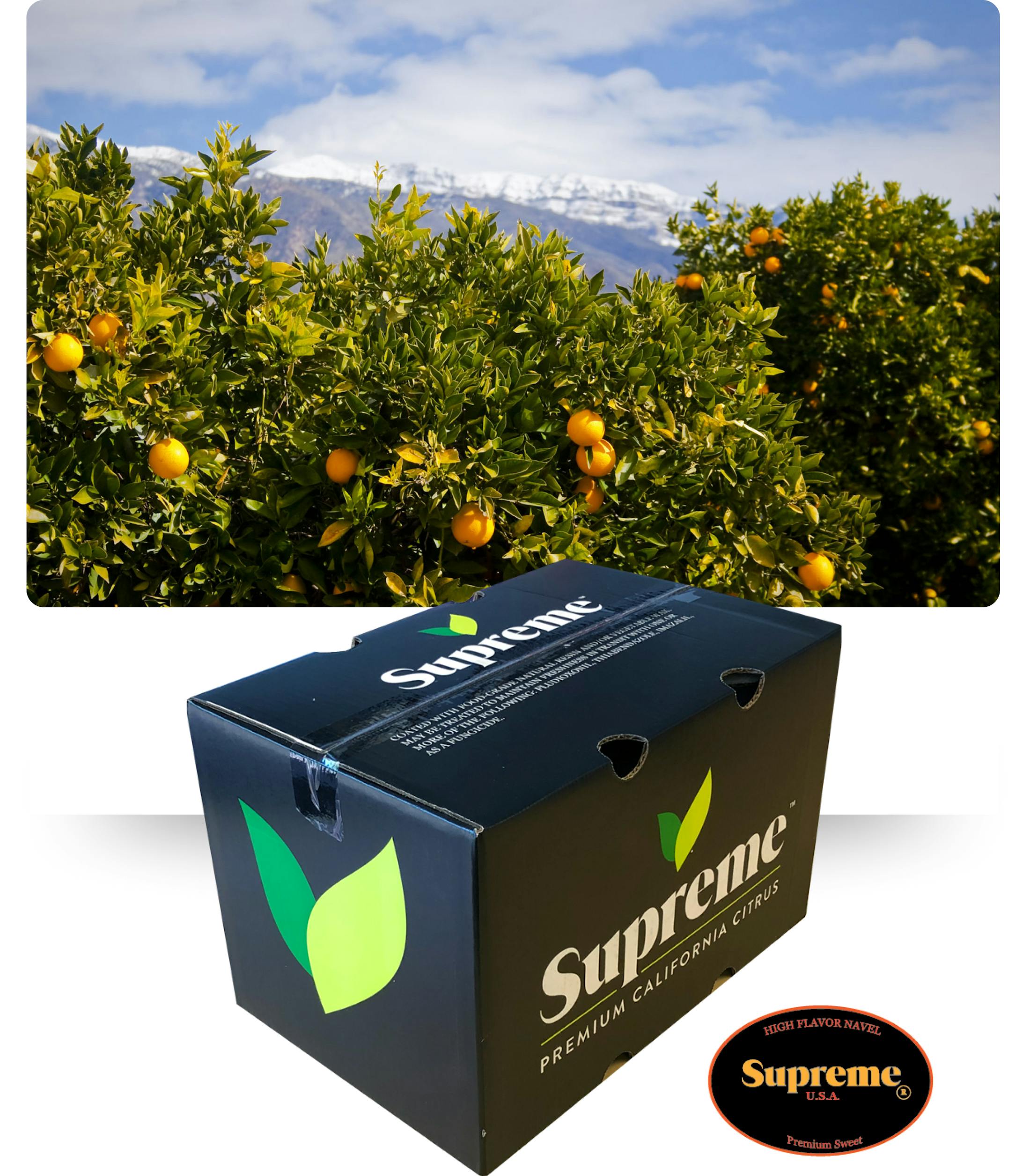 Supreme Box with PLU Label